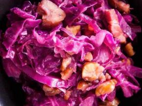 Red Cabbage with Chestnuts
